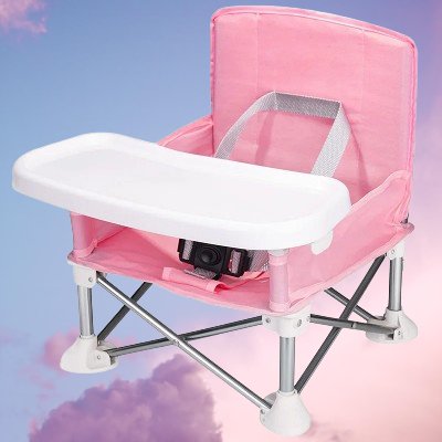 Chaise Pliante - BabyBoosterSeat™ - Rose - Bebechouchou