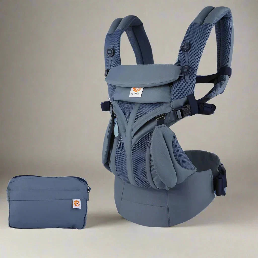 Porte Bébé - BreathBabyBag™ - Bleu Marine - Bebechouchou