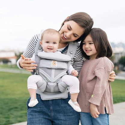 Porte Bébé - BreathBabyBag™ - Gris - Bebechouchou