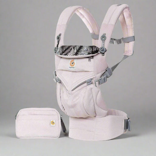 Porte Bébé - BreathBabyBag™ - Rose Maille - Bebechouchou