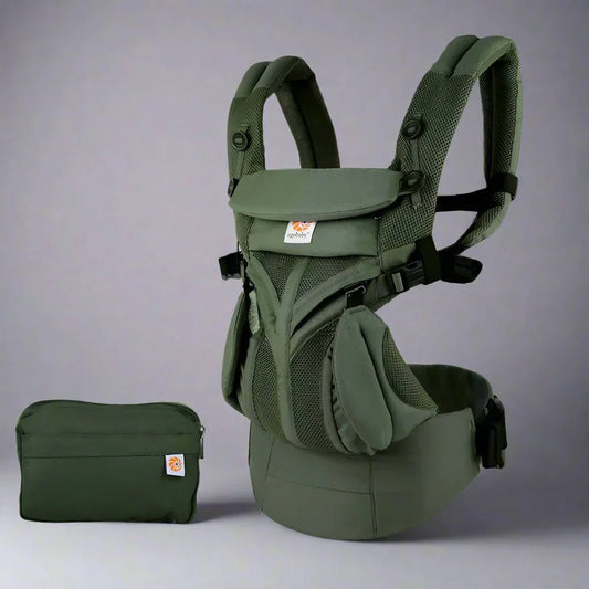 Porte Bébé - BreathBabyBag™ - Vert Olive - Bebechouchou